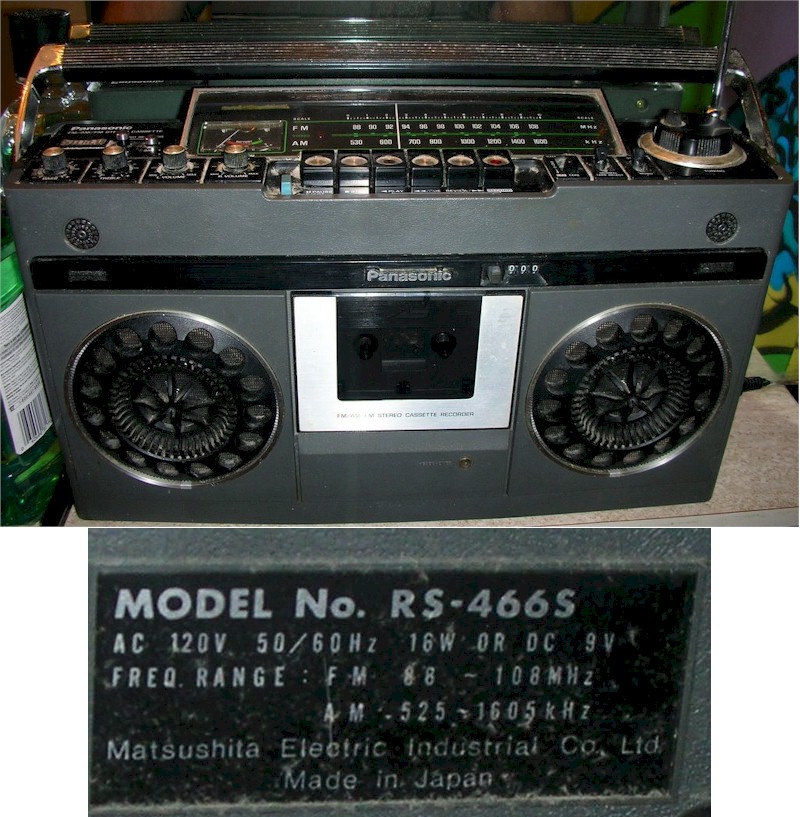 Panasonic RS-466S 