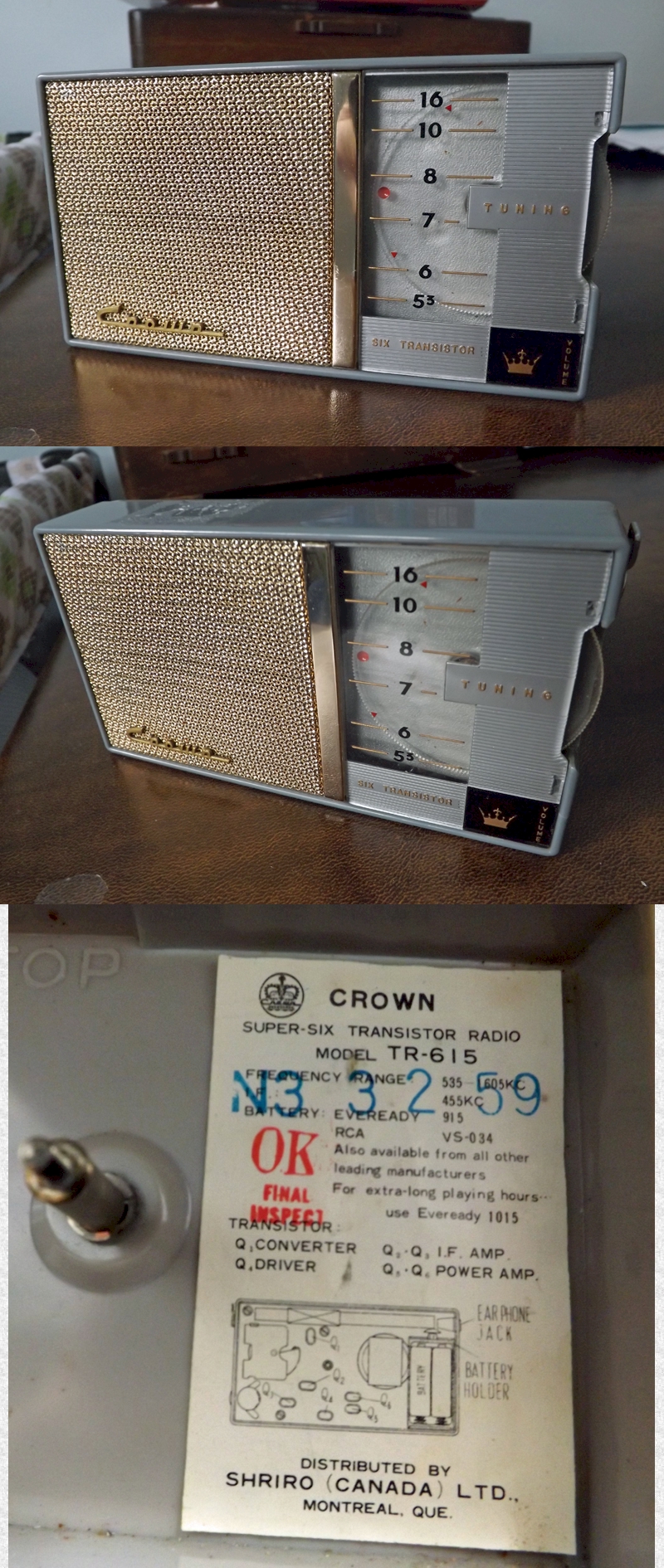 Crown TR-615 