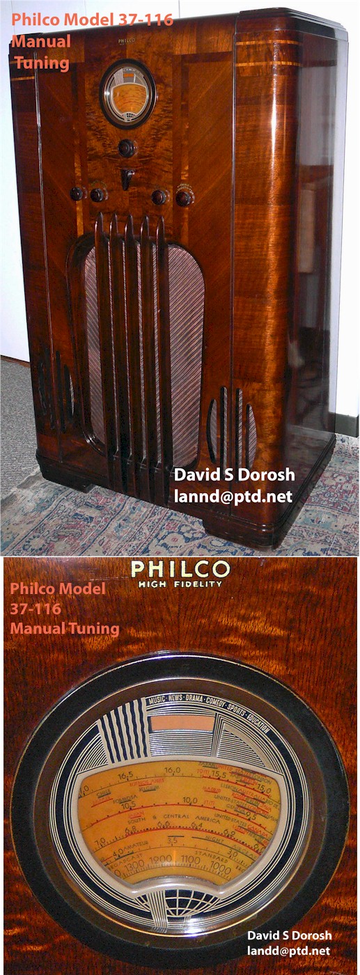 Philco 37-116 Standard Model