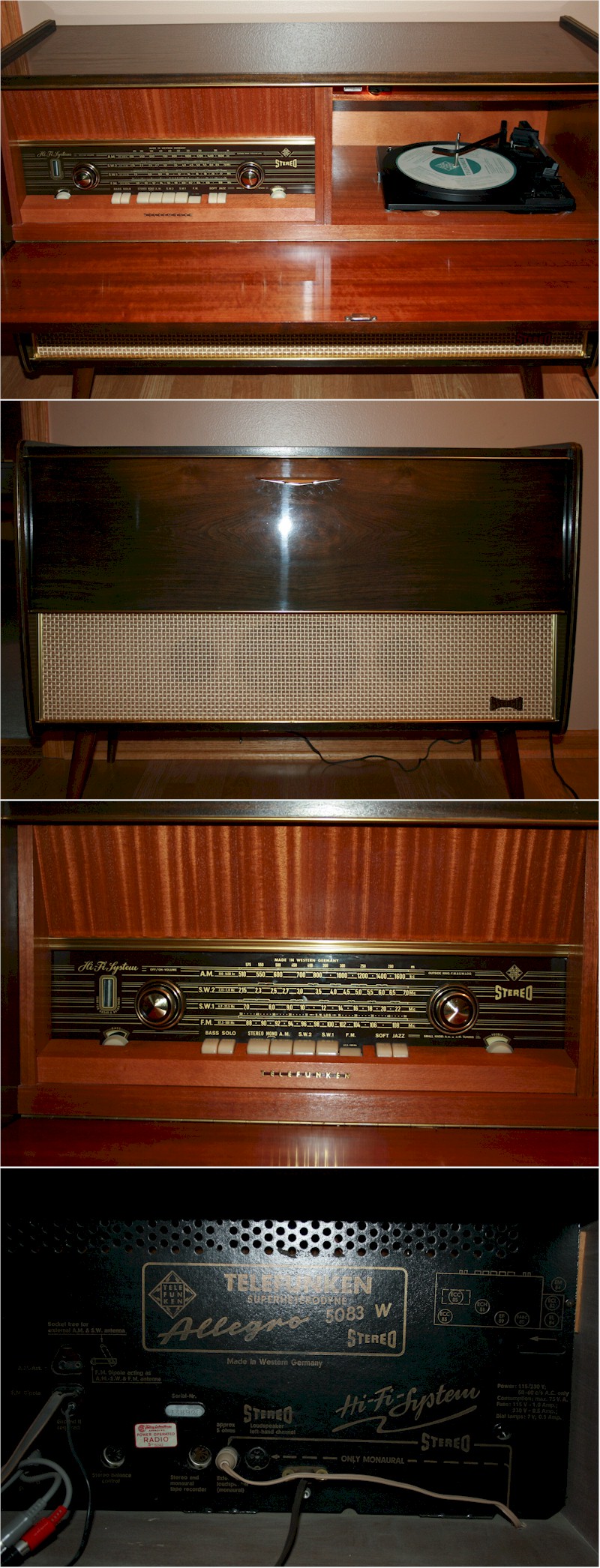 Telefunken Allegro 8053W Console